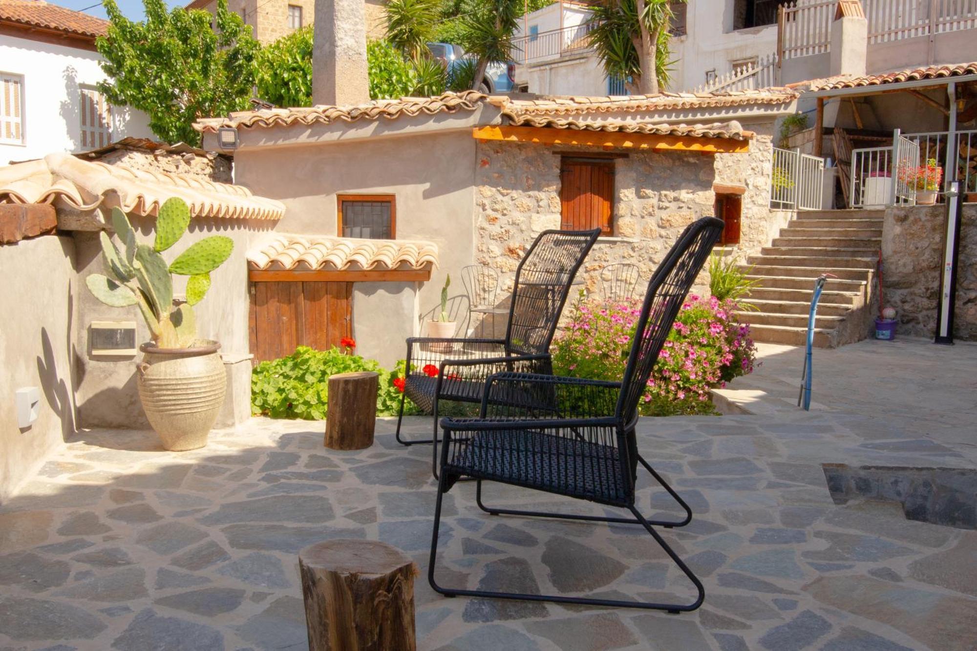 Fteri Stone House In Platanos, Akrata Daire Dış mekan fotoğraf